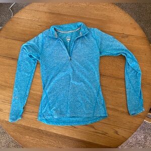 Nike Dri-FIT Heathered Blue Top